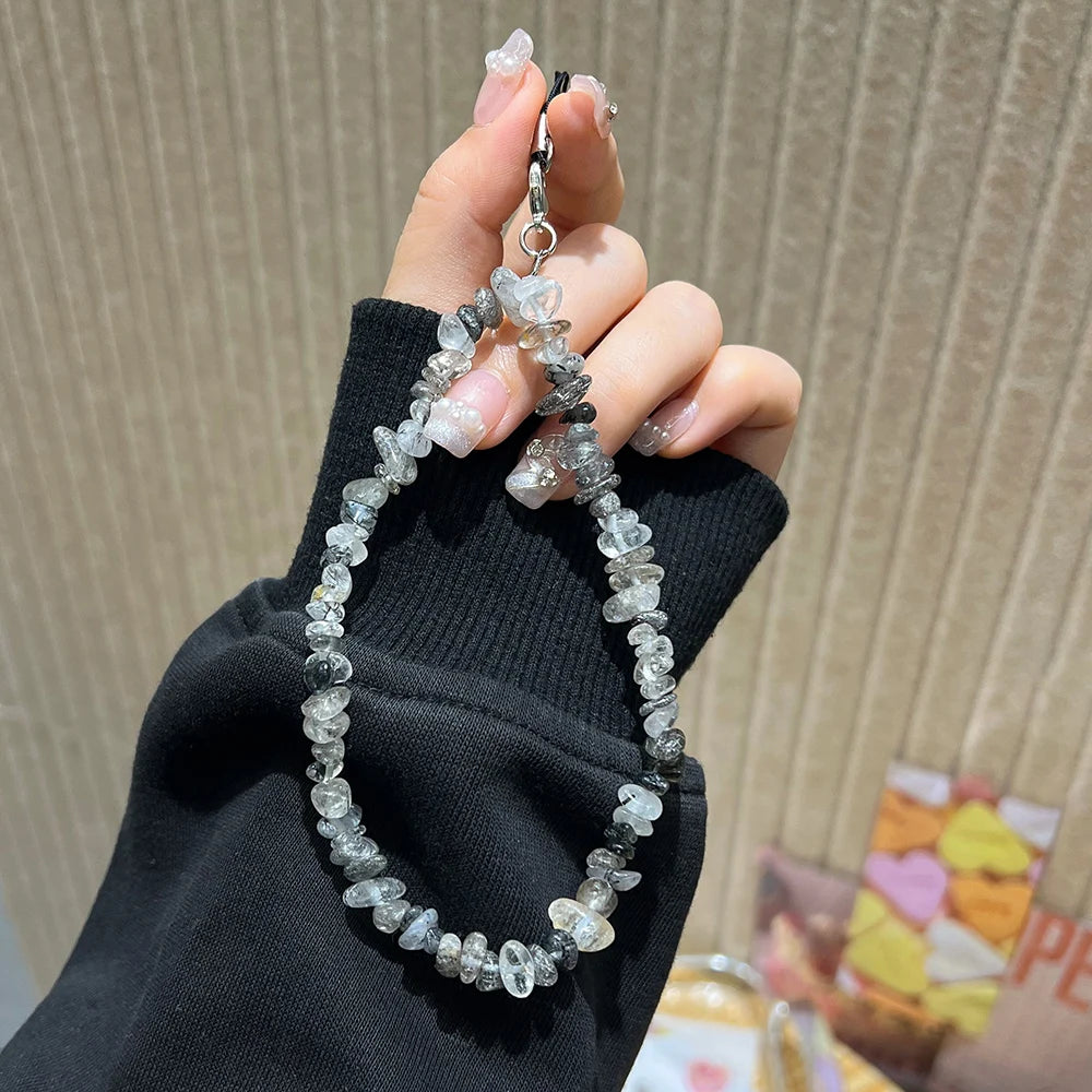 Tumblestone Crystal Phone Lanyard