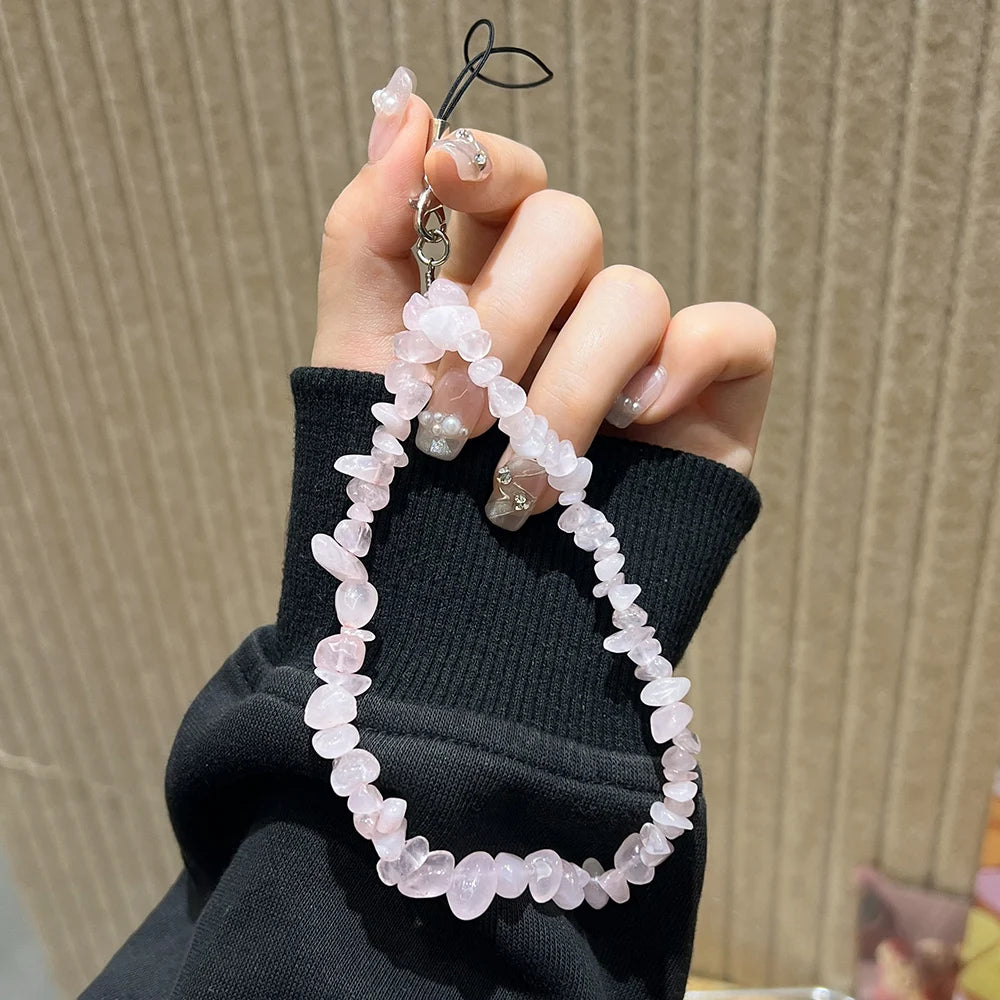 Tumblestone Crystal Phone Lanyard