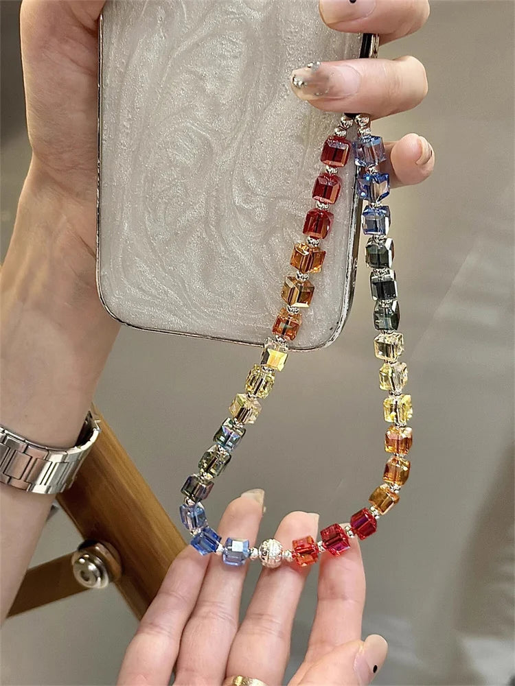 Rhinestone Phone Lanyard