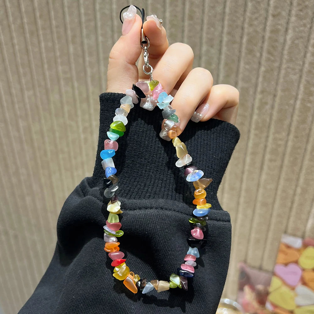 Tumblestone Crystal Phone Lanyard