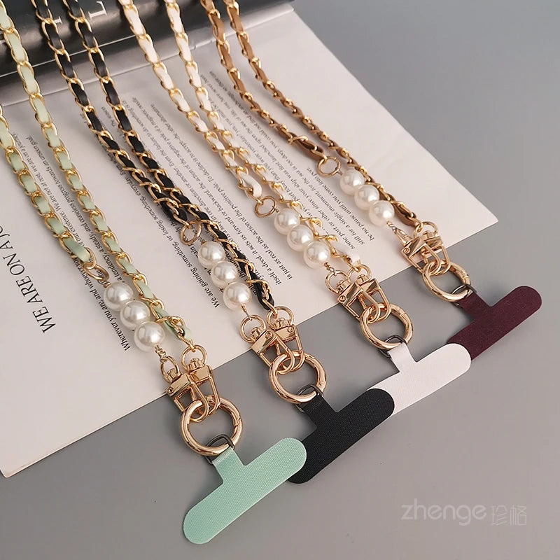 Anti-Theft Phone Leather Lanyard