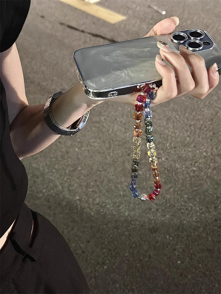 Rhinestone Phone Lanyard