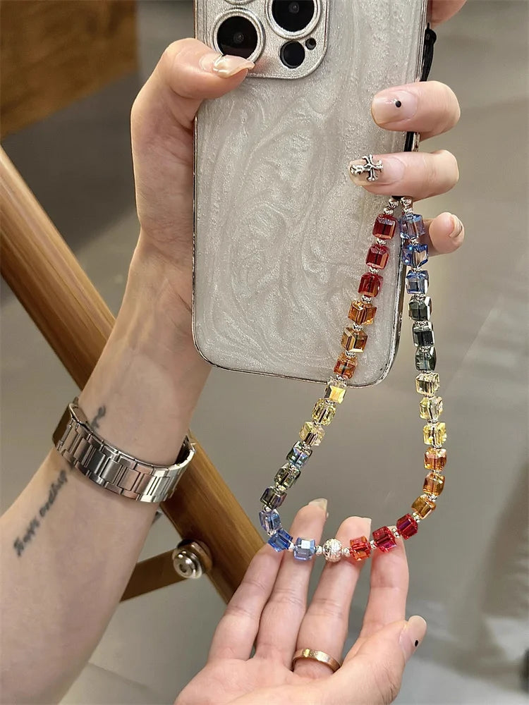 Rhinestone Phone Lanyard