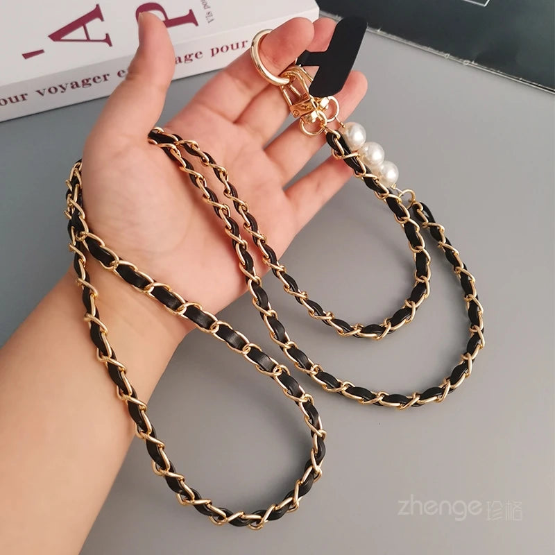 Anti-Theft Phone Leather Lanyard