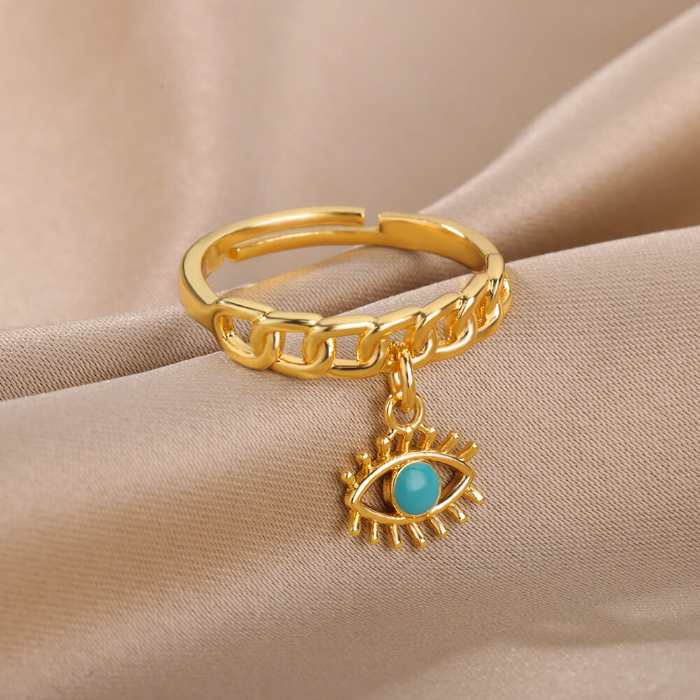 Evil Eye Link Ring