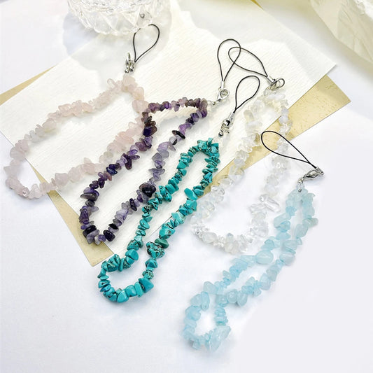 Tumblestone Crystal Phone Lanyard