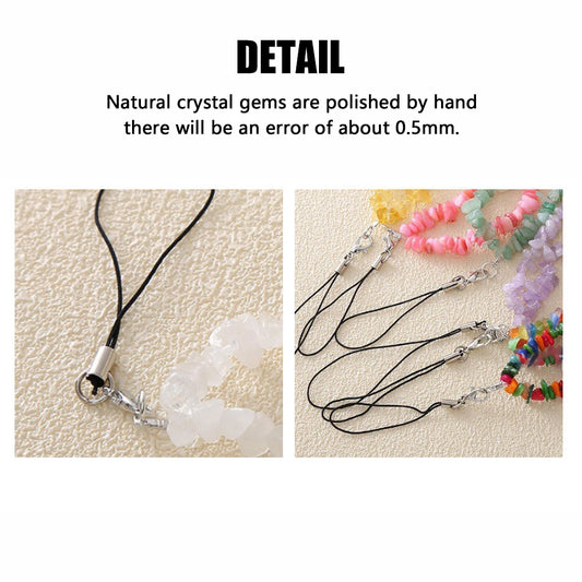 Tumblestone Crystal Phone Lanyard