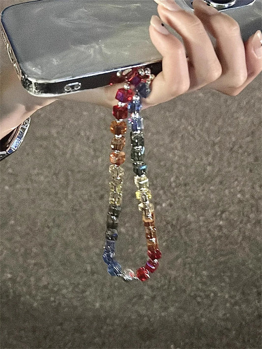 Rhinestone Phone Lanyard