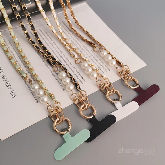 Anti-Theft Phone Leather Lanyard