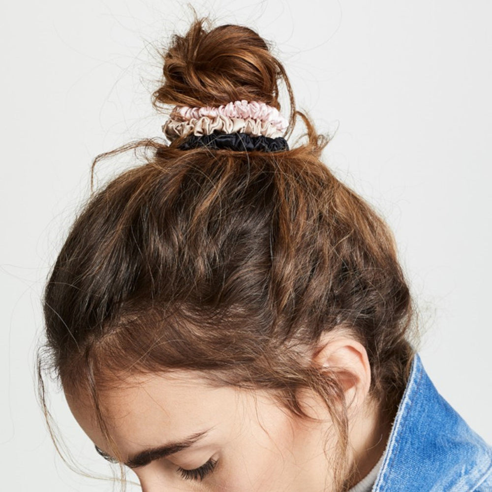 Silk Hair Scrunchies